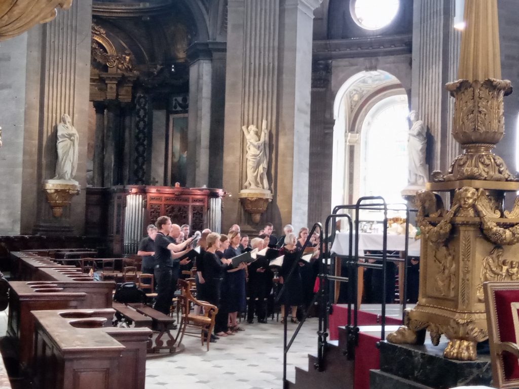 Chorale de Mannheim arrière-choeur