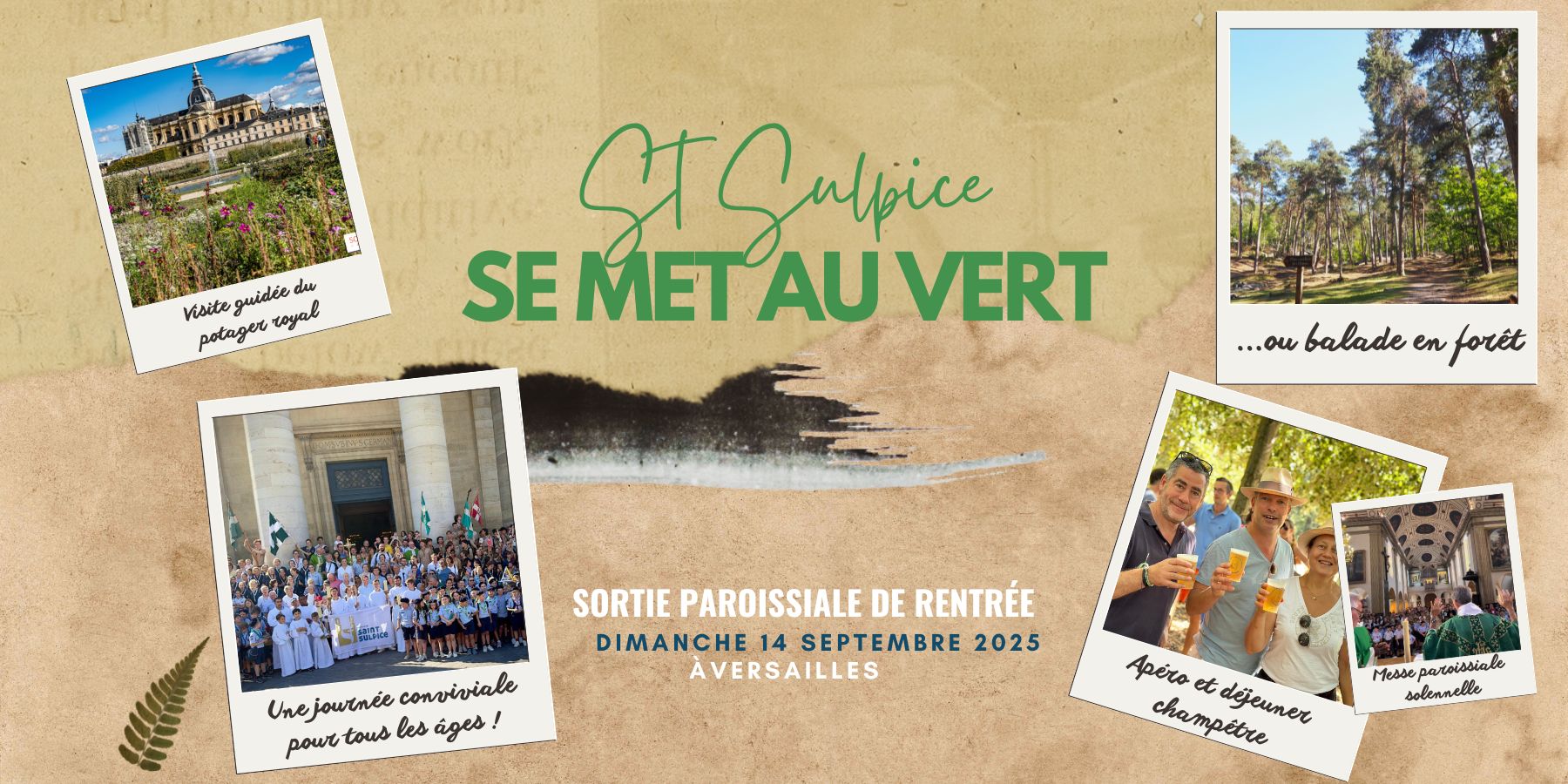 Sortie de rentrée le 15 septembre à Fontainebleau